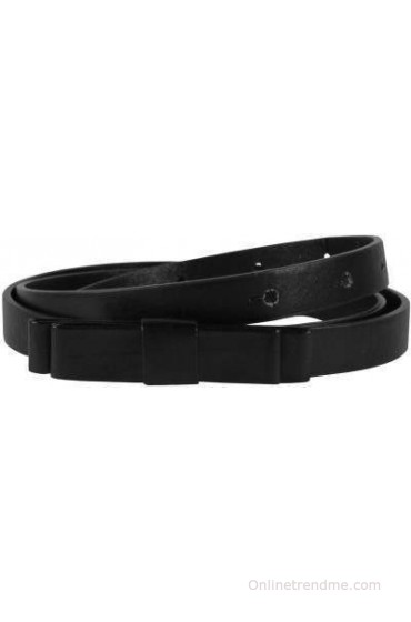 Something Special Women, Girls Casual, Formal, Party Black Artificial Leather Belt(Black)